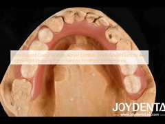 Personalizzazione Dentiera acrilica Finish Buona elasticità e proprietà leggera per migliorare le prestazioni protesiche