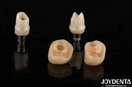 comprare Colore argento abiti dentali in zirconia per impianti di diametro personalizzabile fabbricazione online
