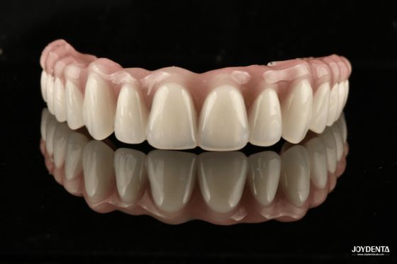 Finitura di denti in acrilico per alta resistenza all'usura